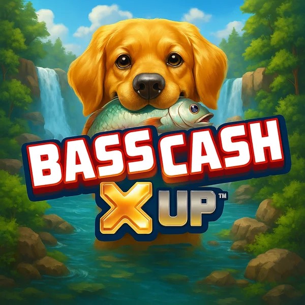 Official Slots logo: Bass Cash X UP by Alchemy Gaming at Millioner Casino