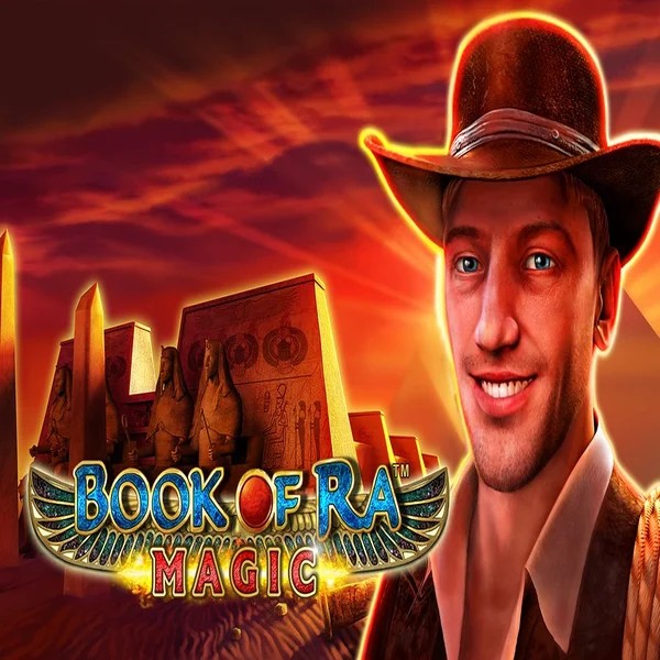 Book of Ra Magic slot visual from Greentube available on millioner-casinos.com