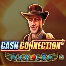 Cash Connection Book Of Ra slot logo by Novomatic at Millioner Casino
