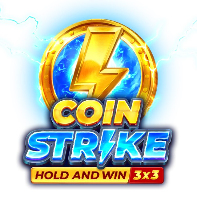 Coin Strike: Hold and Win slot logo by Playson at Millioner Casino