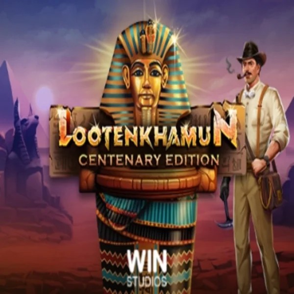 Official Slots logo: Loot'en Khamun the Dead Sea Scrolls by Win Studios at Millioner Casino
